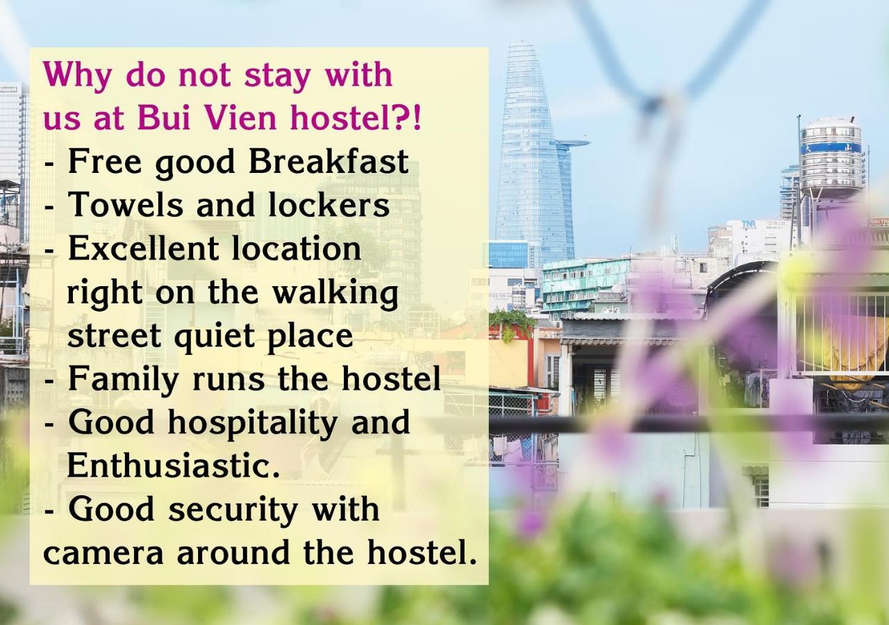 Bui Vien Hostel Ciudad Ho Chi Minh  Exterior foto